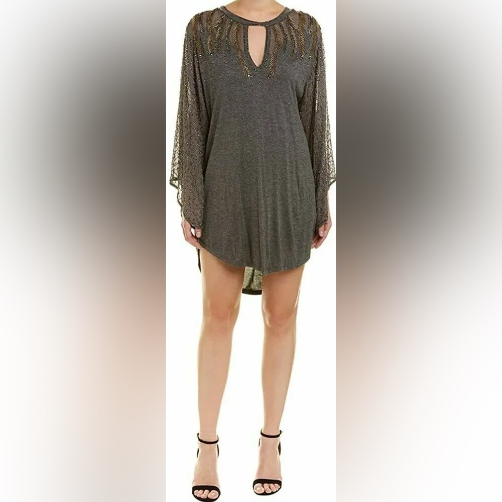 Haute Hippie Halo Embellished Shift Dress